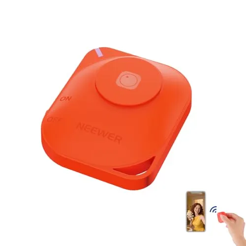 NEEWER Drahtlose Bluetooth Fernauslöser für Kameras, kompatibel mit iPhone iPad Android Smartphones für Instagram, Snapchat, Selfie, Foto und Videoaufnahmen, RT116