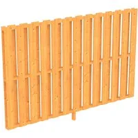 Skan Holz Seitenwand Deckelschalung Douglasie 300 cm - Zubehör für Terrassenüberdachungen, bietet erhöhte Stabilität und Blickschutz mit unbehandelter Douglasie, ideal für Rimini und Ravenna Modelle.