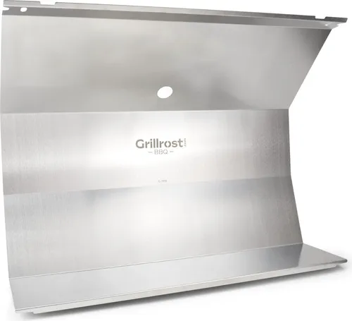 Grillrost.com BBQ Grillrost Hitzeschild für Weber Genesis 1 - Edelstahl Hitzeschild mit doppelter Wandung für optimale Hitzeverteilung. Perfekte Passform für Genesis 1 300er Baureihe, langlebig und pflegeleicht. Steigere dein Grillerlebnis!
