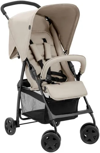hauck Buggy Sport - Ultra Leicht & Klein Zusammenklappbar - Leichter Reisebuggy für Kinder bis 15 kg, nur 5,9 kg schwer. Mit Liegefunktion und extra großem Korb für Babyausstattung, ideal für Reisen und platzsparend faltbar.