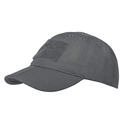 Helikon Herren sammenfoldelig kasket Helikon Tex Baseball Folding Cap Polycotton Ripstop, Shadow Grau, Einheitsgröße EU