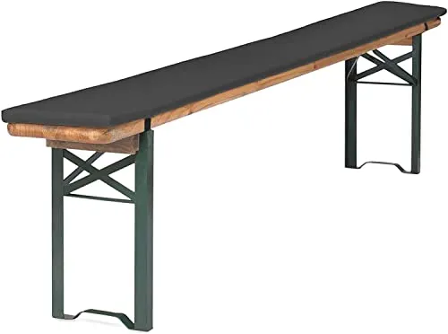 TexDeko Bierbankauflage 170cm XL mit Polsterung - Hochwertige Bankauflage für Gastronomie und Events, wasserabweisend und handgefertigt aus strapazierfähigen Materialien für besten Komfort.