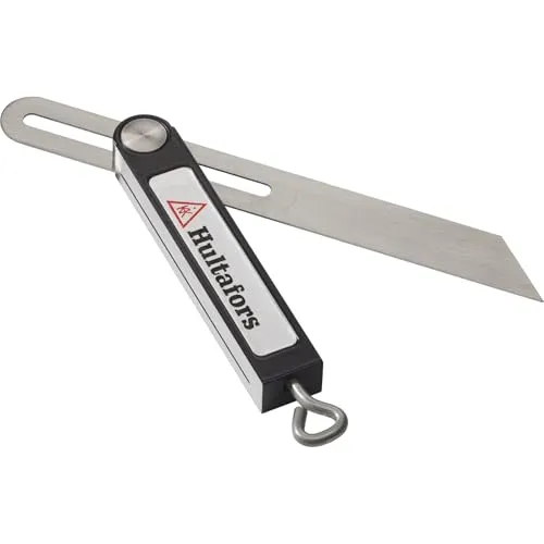 Hultafors Schmiegewinkel SMV 20, 256003 - Verstellbarer Schmiegewinkel aus rostfreiem Stahl - Zimmermannswinkel mit rostfreier Stahlklinge und Aluminium-Schenkeln. Ideal für präzise Messungen und verbesserte Zugänglichkeit durch verstellbare Klinge. Hultafors - seit 1883 für Profis und Handwerker.