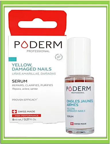 Poderm Gelbe Beschädigte Nägel Serum 8ml
