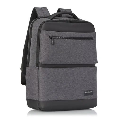 Hedgren Next SCRIPT Backpack 2-Fächer 15,6 - Stylisch Grey HNXT05/214-01 - Rucksacktaschen mit innovativem Smart-Sleeve-Design und USB-Anschluss für mobiles Laden, ideal für den modernen Geschäftsmann.