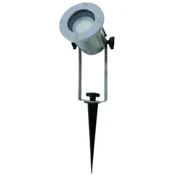 Ritos LED's Garden LED Gartenspot mit Erdspieß 3W silber warmweiß 3000K