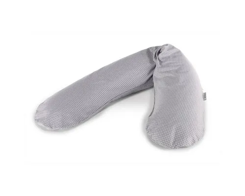 Theraline Stillkissen grau - Kissen für werdende Mütter, ergonomische Form für optimalen Halt und Unterstützung beim Stillen.