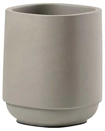 Zone Denmark Time Zahnputzbecher, Zahnbürstenhalter fürs Badezimmer, Durchm. 8 cm, Höhe 9,8 cm, Concrete