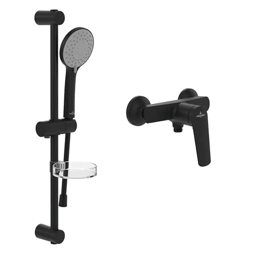 Villeroy & Boch Duscharmatur Oasis Duschset Matt Black von Villeroy & Boch