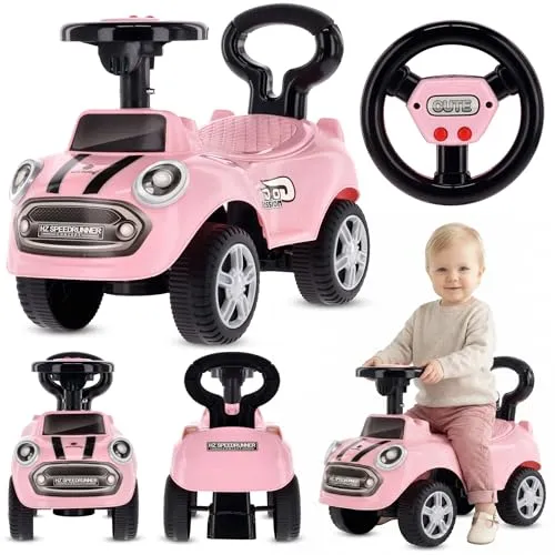 Rutscher Rutschauto GO GO Fassion rosa für Kinder ab 1 Jahr