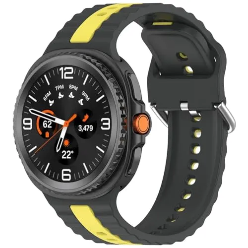 Silikon Armband für Samsung Galaxy Watch 9/8 / 8 Classic Two Color Design