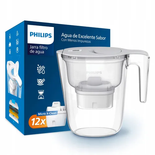 Philips Water Wasserfilterkanne mit Ersatzfilterkartuschen von Philips