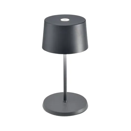 Zafferano Olivia Mini Lampe in grau von Zafferano
