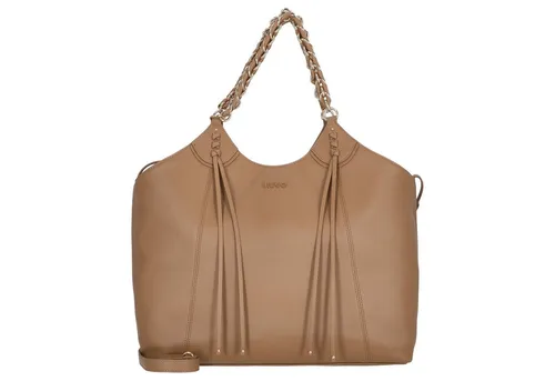Liu Jo Euthalia Shopper - Stilvoller Begleiter in Almond - Eleganter Shopper mit einzigartigen Kettendetails und praktischem Magnetverschluss. Ideal für jeden Anlass, bietet er genügend Platz und flexible Trageoptionen.