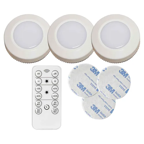 Star Trading LED Push Leuchten Nachtlicht mit Fernbedienung Timer Dimmer