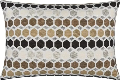 Erwin Müller Kissenhülle York Wabe Chenille braun Größe 30x50 cm