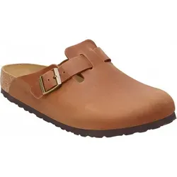 Birkenstock Clogs Boston Geöltes Nubukleder Braun 43 - Bequeme Unisex Clogs aus geöltem Nubukleder, ideal für den Alltag. Genießen Sie den Komfort und die Qualität von BIRKENSTOCK in Größe 43.