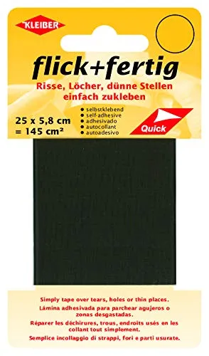 Kleiber 145 cm² Flick + Fertig Selbstklebendes Reparaturband aus Nylon, braun