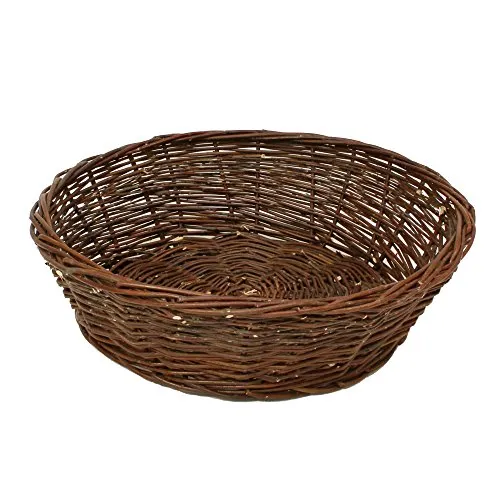 Großer Weiden-Korb, Füllkorb B x H: 50 cm x 14 cm von Frank Flechtwaren