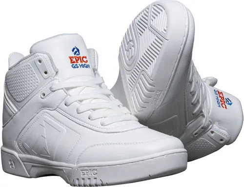 EPIC Grindshoes Gleitschuh Red Lava/Clean White - Hochwertiger High-Top Grindschuh mit extra Knöchelschutz und strapazierfähigem Wildleder. Ideal für Slides und vielseitige Sportarten – für mehr Spaß und Sicherheit beim Freerunning.