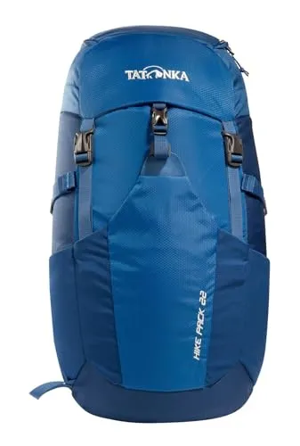 Tatonka Wanderrucksack Hike Pack 22l mit Rückenbelüftung und Regenschutz - Leichter, bequemer Rucksack zum Wandern mit 22 Liter Volumen - PFC-frei (blue/darker blue)
