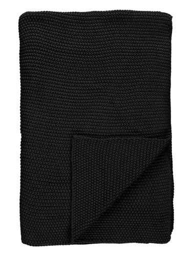 Plaid Nordic Knit von Marc O'Polo Home - Bettdecken - Dekoratives Plaid aus reiner Bio-Baumwolle in zartem Sommergelb, ideal für ein natürliches Wohnambiente.