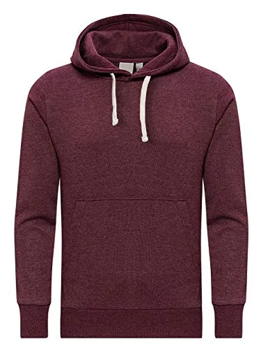 Yazubi Kapuzenpullover für Herren Hoodie Codex, Rot (Burgundy 191617), XS