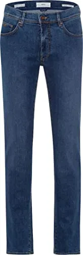 Brax Straight-Jeans - Regular Blue Used - Hochwertige Jeans in Größe 34/34, gefertigt aus einer komfortablen Materialmischung für optimalen Tragekomfort und Pflegeleichtigkeit.