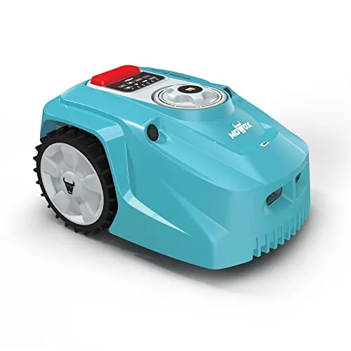 Mowox® RM 900 WIU-SC intelligenter Mähroboter für Rasenfläche bis 900m², Ultraschallsensoren, APP-Steuerung per WiFi & Bluetooth, inkl. Ladestation, 170m Begrenzungskabel, 220 Heringe (CE, TÜV/GS)