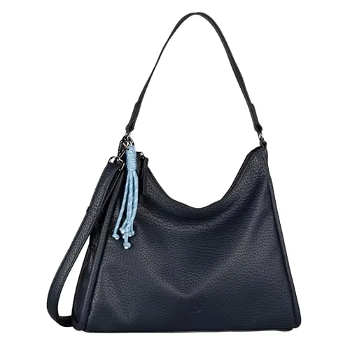 TOM TAILOR Denim Schultertasche Finna, Polyurethan - Schultertasche aus hochwertigem Polyurethan, mit vielseitigen Fächern für perfekten Stauraum und abnehmbarem, verstellbarem Umhängeriemen – der ideale Begleiter für jeden Tag.