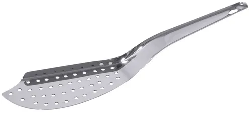 Fischwender, Bratenwender, Edelstahl, gelocht, 34,5cm Länge