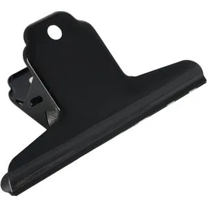 Alco Briefklemmer 772S11, mit Aufhängeöse, 120mm Klemmbreite, schwarz, 10 Stück