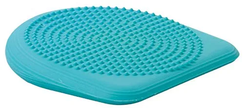 Togu Balancekissen Dynair Keil Ballkissen Kids, türkis - Gleichgewichtskissen für Kinder, ideal für aktive Sitzhaltung mit Noppen für Massageeffekt. Perfekt für Schule, Spiel und Zuhause, belastbar bis 200 kg, made in Germany.
