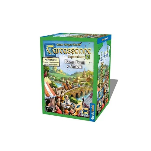 Carcassonne - 8° Erweiterung Bazar,Brücken E Schlösser - Spiel aus Tabelle Italy