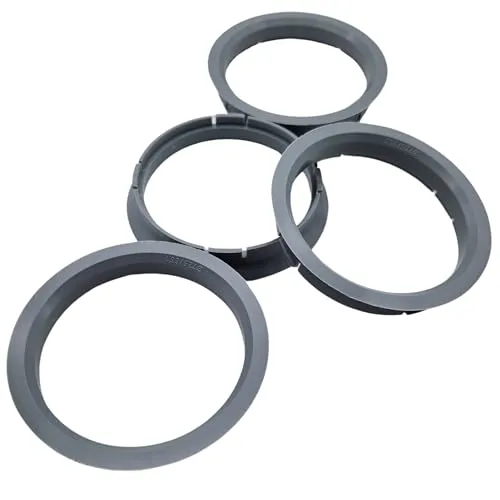 Felgenfactory 4X Zentrierringe 72,5-66,1 | 72.5 auf 66.1 | kompatibel mit Borbet | Grau