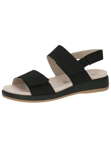 Caprice Sandale 9-28207-44 - Wanderschuhe mit CAP Mem/fb wash für optimalen Komfort, ideal für warme Tage und leichte Wanderungen. Größe 36, schwarz, mit Klettverschluss für einfaches An- und Ausziehen.