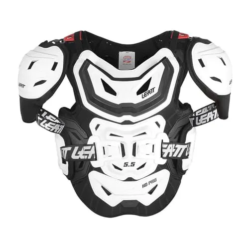 Leatt 5.5 Pro HD Brustschutz für Motorrad - Motorradjacke mit CE-zertifiziertem Aufprallschutz, weichem und belüftetem 3DF Airfit-Stoßdämpfer für optimalen Komfort und Sicherheit.