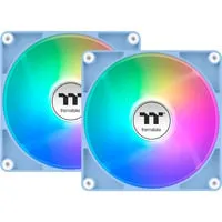 Thermaltake CT140 Reverse ARGB Hydrangea Blue - 2er Fan Pack, effiziente Kühlung mit einzigartiger ARGB-Beleuchtung und leiser Betrieb