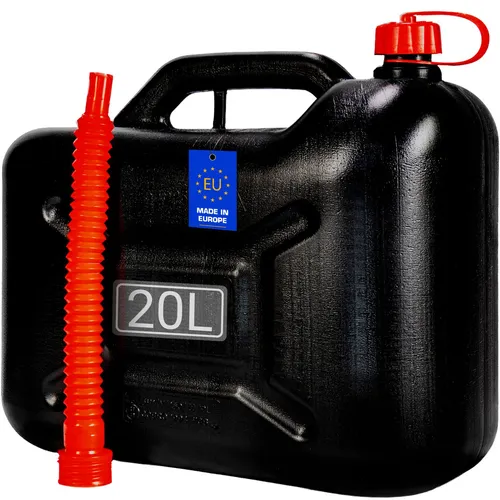 1000Angebote Benzinkanister HDPE 20L Reservekanister Kraftstoffkanister mit Einfüllstutzen 035805