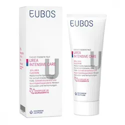Eubos Trockene Haut Urea 10% Fusscreme - Medizinische Fußcreme für extrem trockene Haut mit 10% UREA und Macadamia-Nussöl, verbessert die Hydration und beugt Hornhautbildung vor. Ideal für Therapiebegleitung bei Neurodermitis.