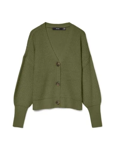 Vero Moda Strickjacke VMLEA LS V-NECK CUFF CARDIGAN NOOS
