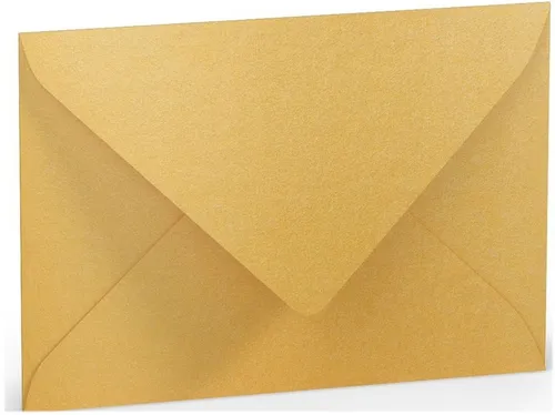 PAPERADO Briefumschlag Briefumschlag C6 Nassklebung Gold in gold von PAPERADO