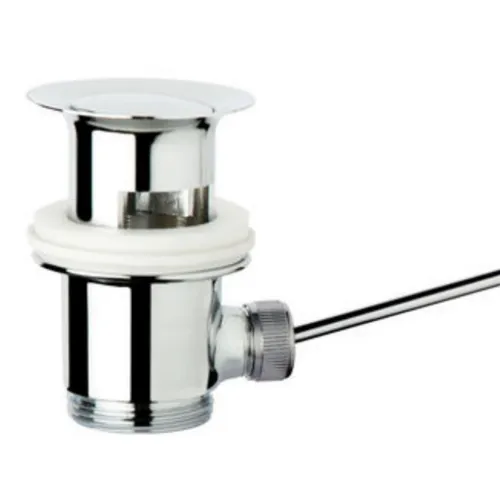 Zugstangen Ablaufgarnitur, 1 1/4 Zoll, für Waschtisch und Bidet mit Überlauf