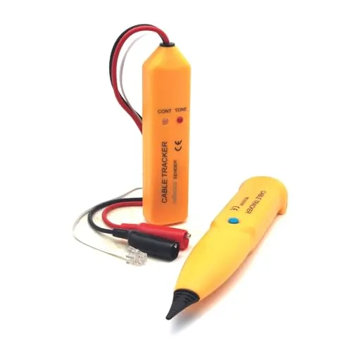 Velleman Kabelfinder mit Tongenerator - Praktischer Kabelfinder für präzise Signalübertragung, ideal für Elektriker und Heimwerker. Kommt mit Tragetasche für einfache Handhabung.