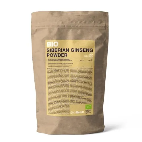GymBeam Sibirischer Ginseng Pulver 100 g – Bio Qualität