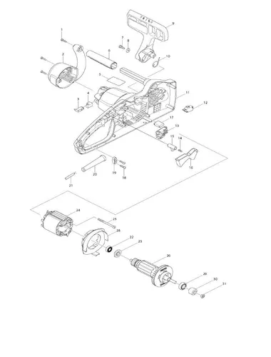Makita Kettensäge UC3041A - Elektro 1800 W, 30 cm Schwertlänge, werkzeugloser Kettenwechsel und automatische Ölpumpe für effizientes Arbeiten