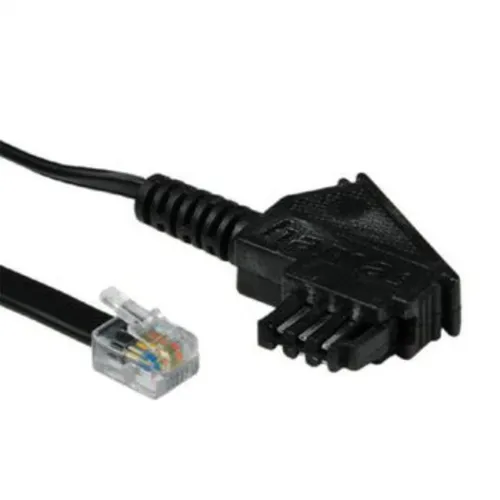 Hama TAE-N auf Modular 6p6c Telefon-Kabel 3m für Fax-Kabel Modem AB RJ11 RJ12