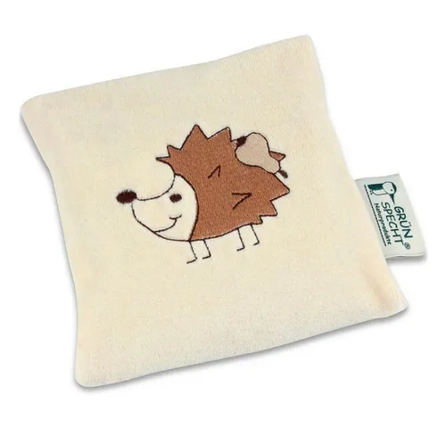 GRÜNSPECHT Kirschkernkissen Bio-Leinsamenkissen für Babys - Igel