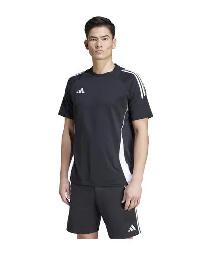 adidas Performance Tiro 24 T-Shirt - Baumwollenes Kurzarm-Shirt für Fußball, bietet hohen Tragekomfort und ideale Passform in Größe XS.