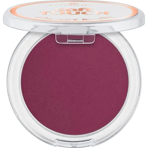 Produktbild essence soft TOUCH BOUNCY BLUSH, Rouge, Nr. 40, Violett, langanhaltend, hochpigmentiert, matt, vegan, ölfrei, ohne Parfüm, ohne Alkohol, 1er Pack (5g)